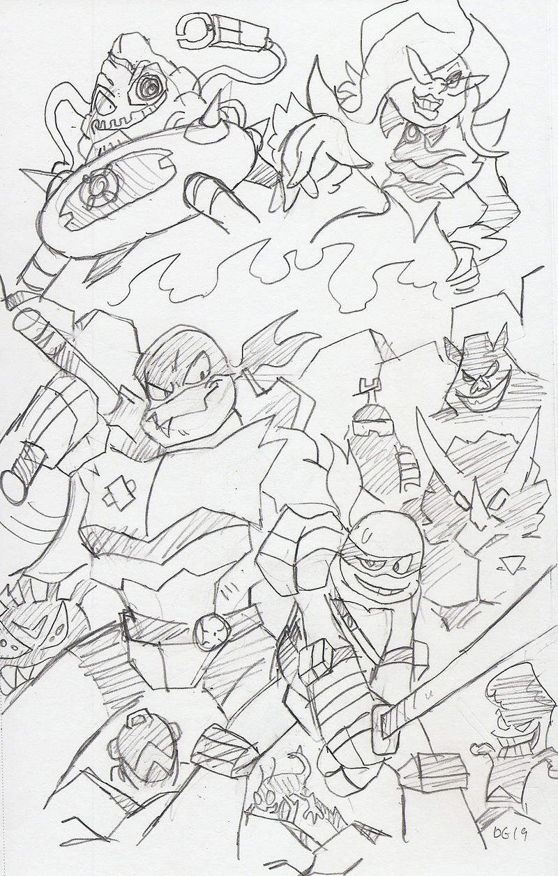 Rise of the tmnt turtle mania by blueike on