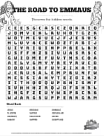 Luke road to emmaus sunday school coloring pages â