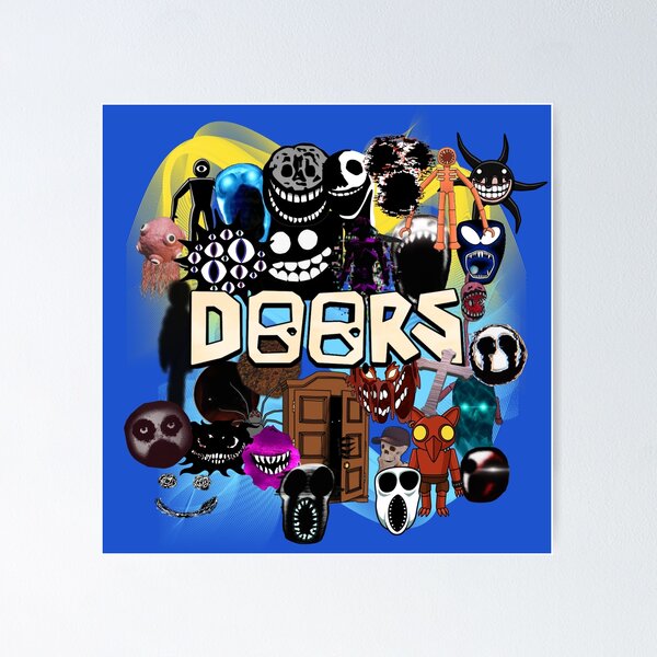 Doors roblox doors posters for sale