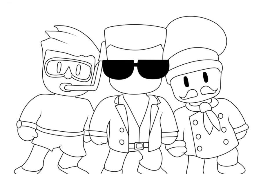 Stumble guys coloring pages by coloringpageswk on