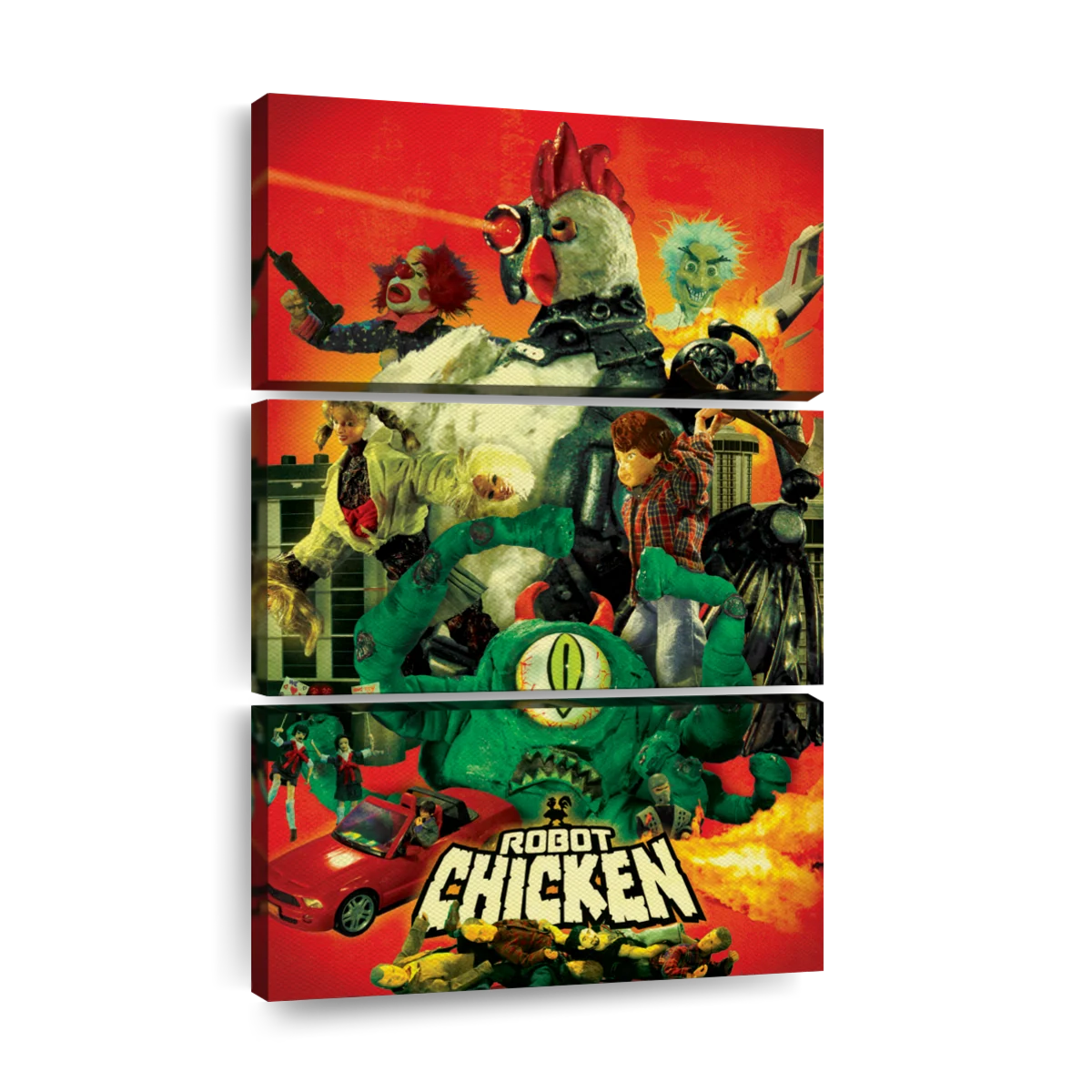 Robot chicken wall art paintings drawings photograph art prints