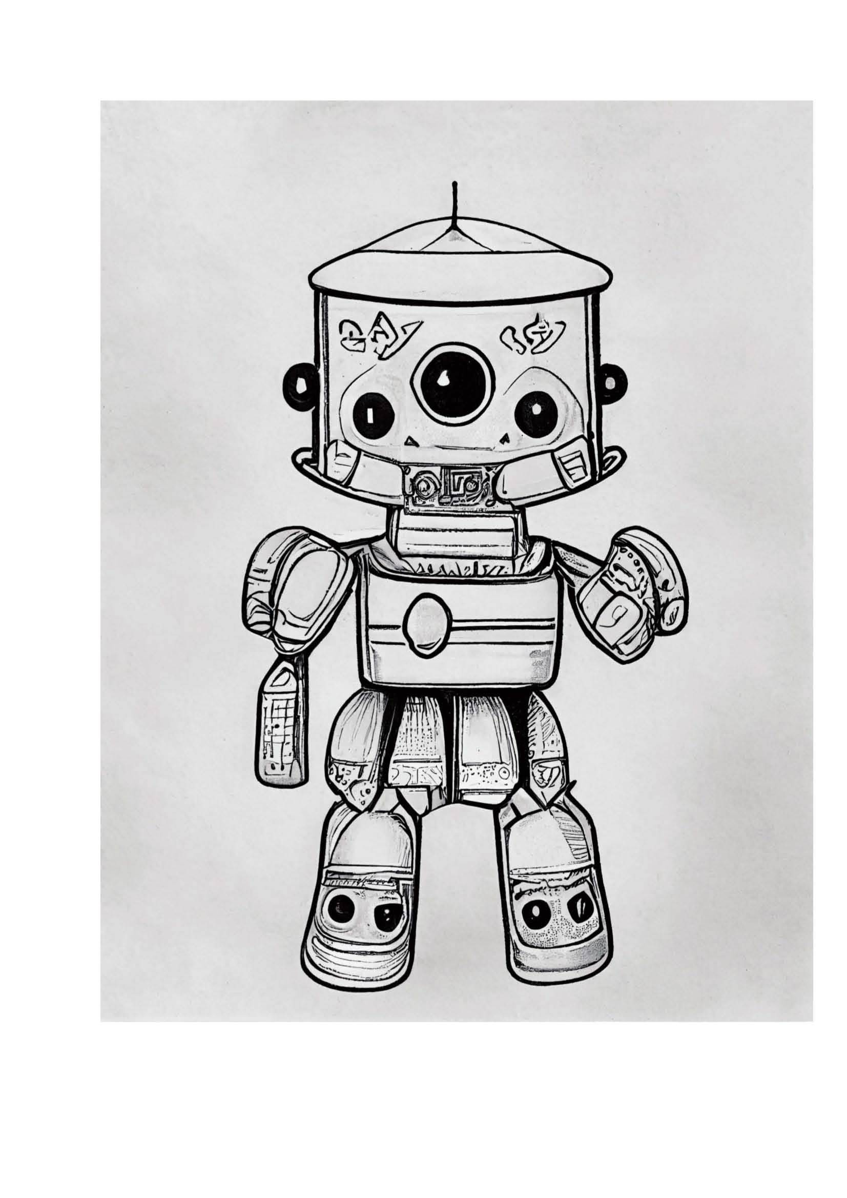 Robots coloring book for kids fun robots coloring pages for boys and girls made by teachers