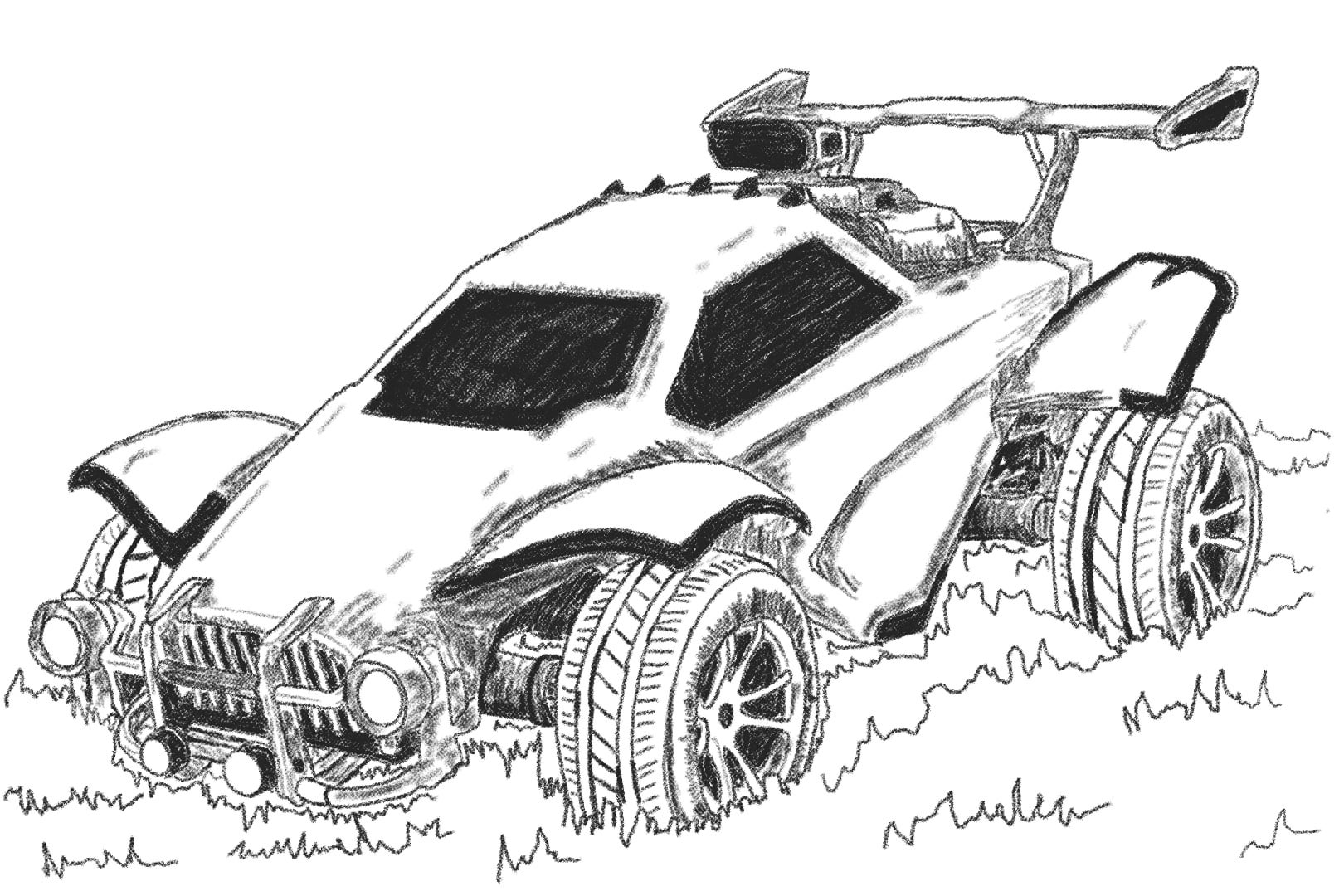 Octane sketch rrocketleague
