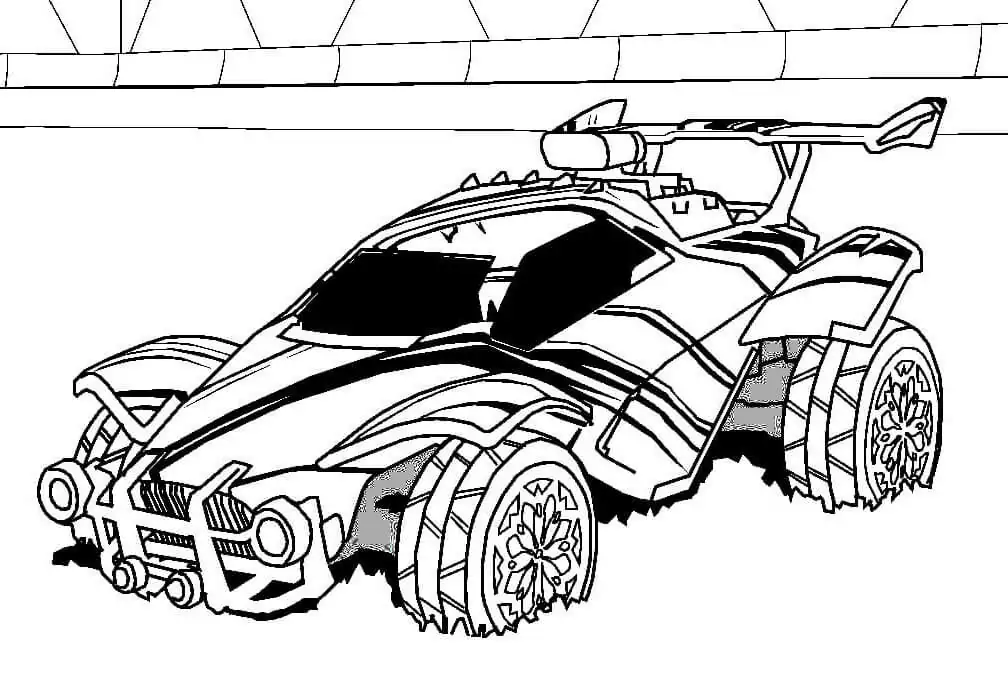 Rocket league malvorlagen