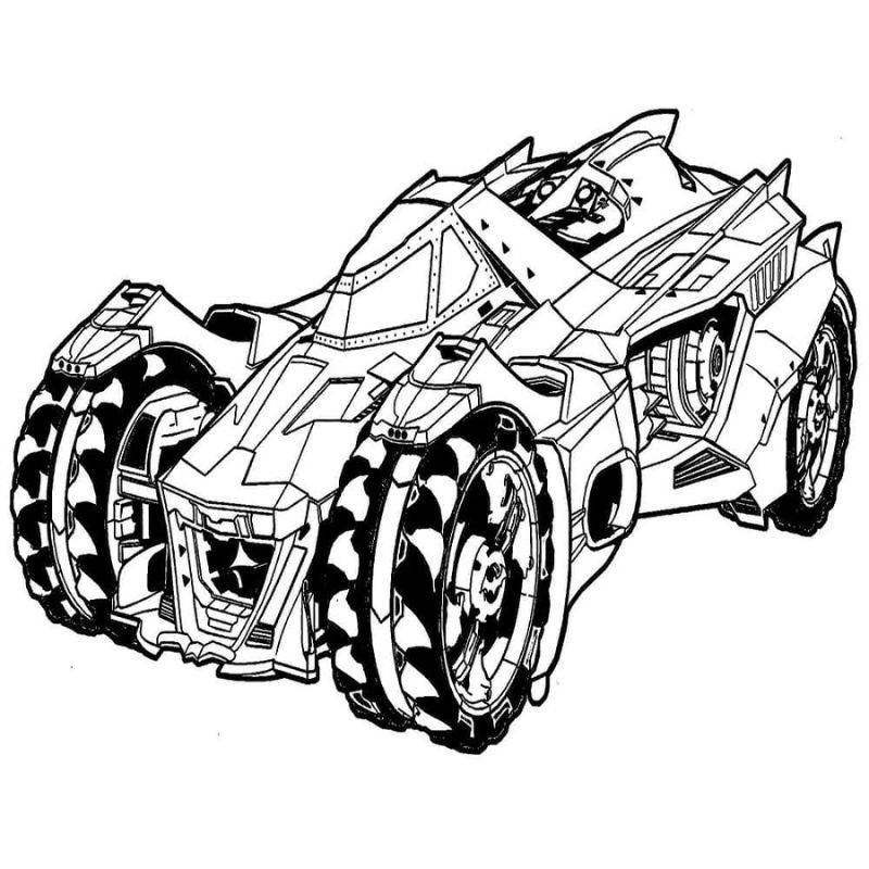 Coloriage dune voiture rocket league ã imprimer ã imprimer