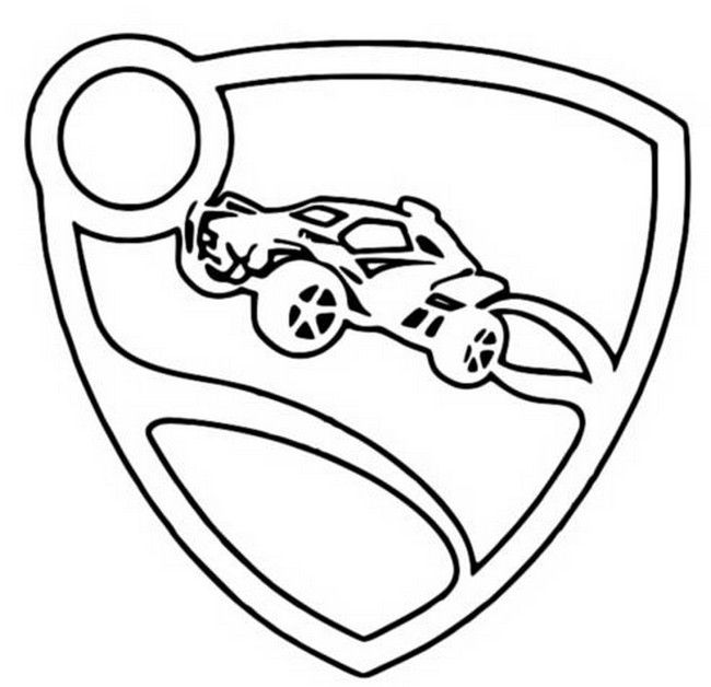 Download or print this amazing coloring page coloring page rocket league logo morningkidsnet coloring pages rocket league rocket league logo