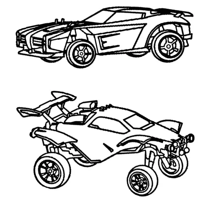 Rocket league malvorlagen