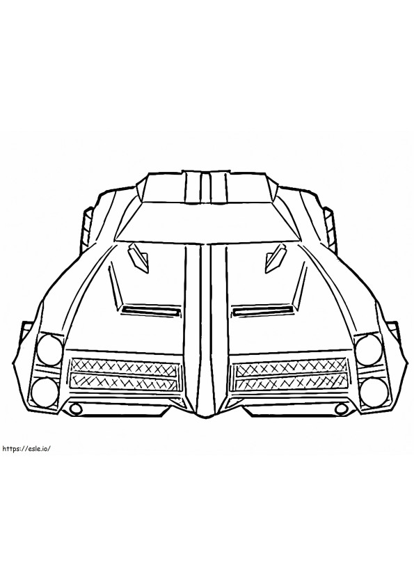 Rocket league coloring pages