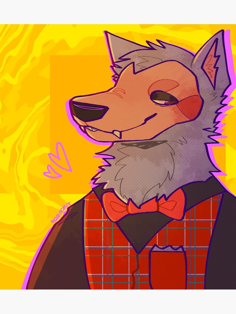 Rolfe dewolfe sticker for sale by muzzldmutt