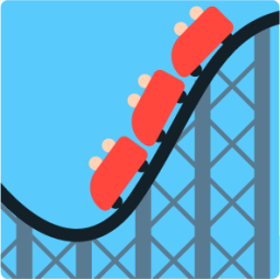 Roller coaster emoji