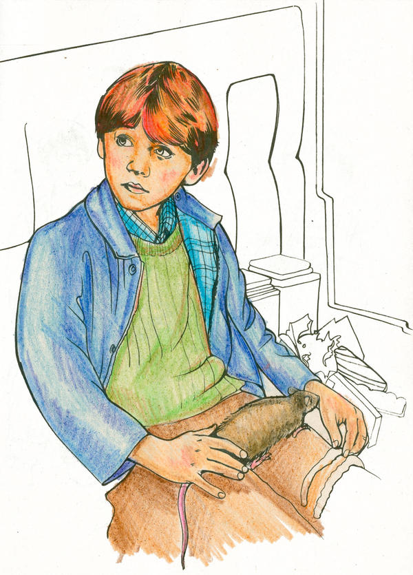 Coloring book ron weasley by the
