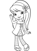 Strawberry shortcake coloring pages free coloring pages