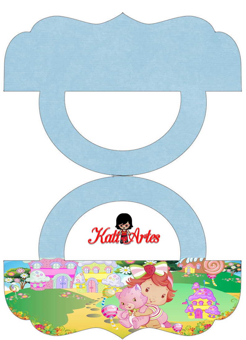 Strawberry shortcake baby free printable candy bag label