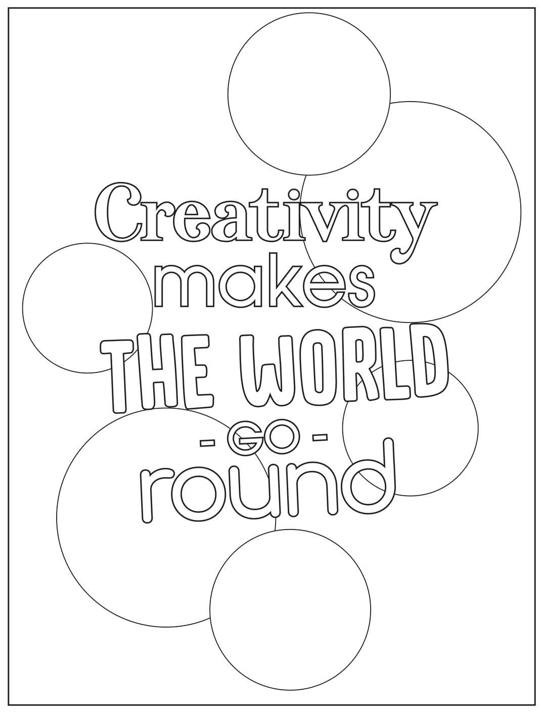 Colouring pages inspiring creativity colouring templates