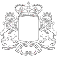 Royal family crest coloring pages
