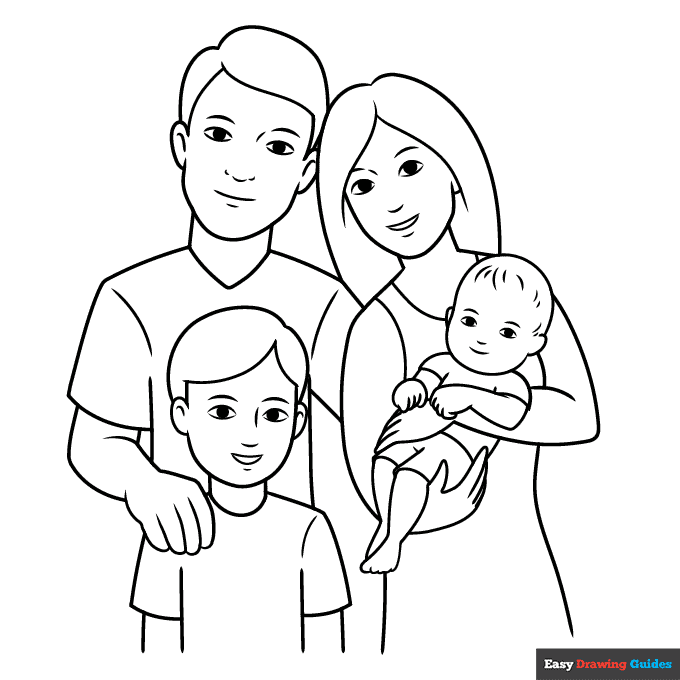 Free printable people coloring pages for kids