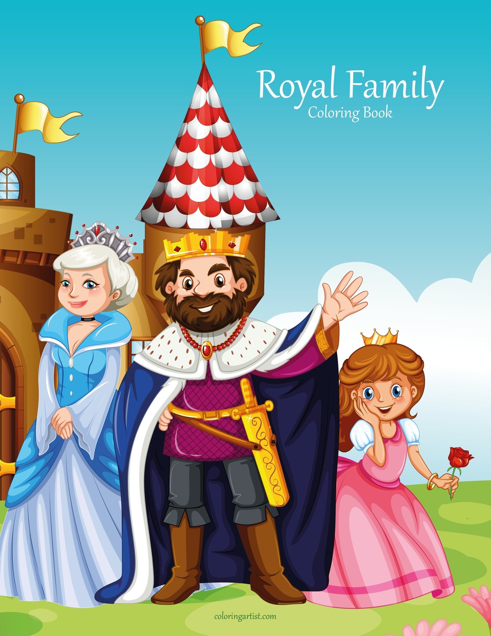 Royal family coloring book