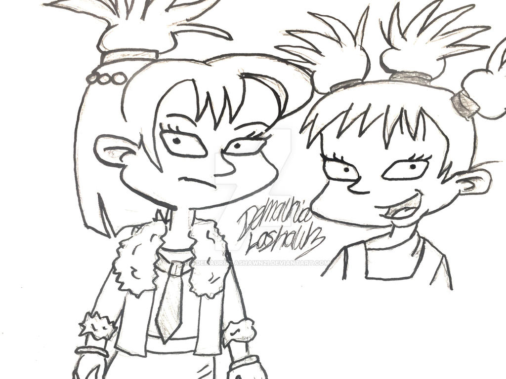 Rugrats all grown up fun kimi small doodles by artdemaurialashawn on