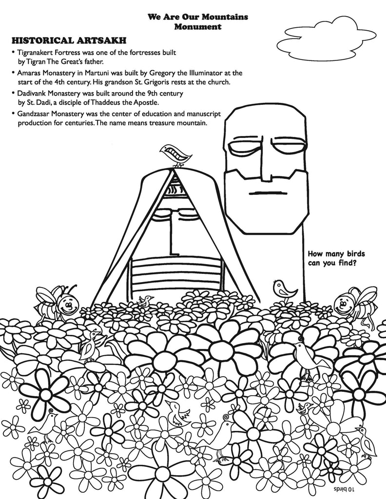 Color my journey coloring book â armenian kids club