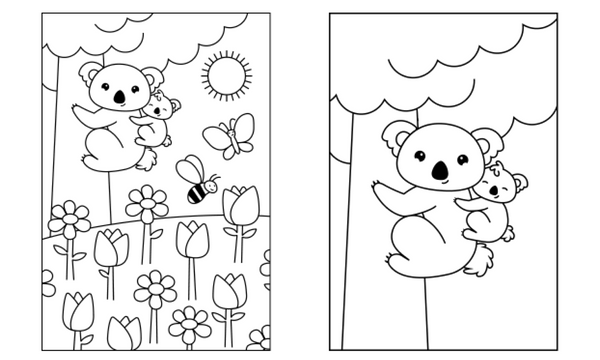 Free toddler spring coloring sheet