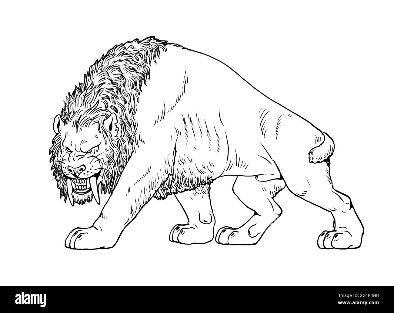 Lion of the jurassic hi