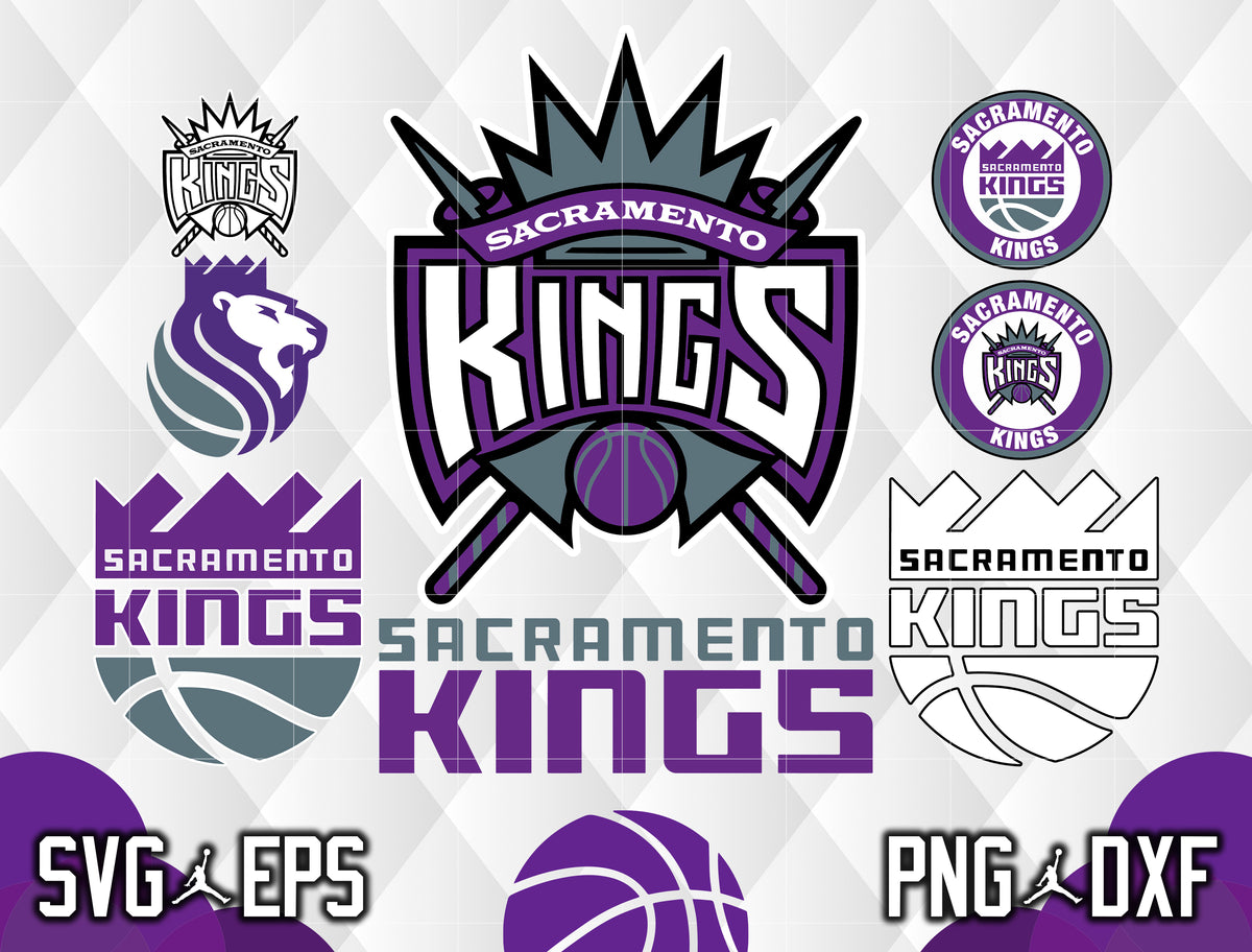 Bundle sacramento kings logo svg eps dxf png file â