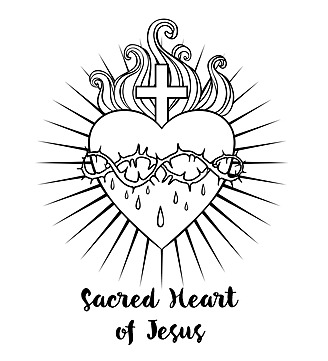 Sacred heart of jesus png transparent images free download vector files