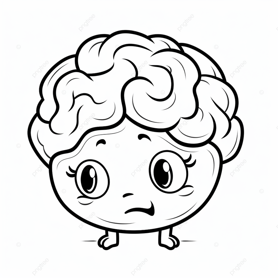 Sad cartoon brain cartoon coloring page car drawing brain drawing cartoon drawing png transparent image and clipart for free download