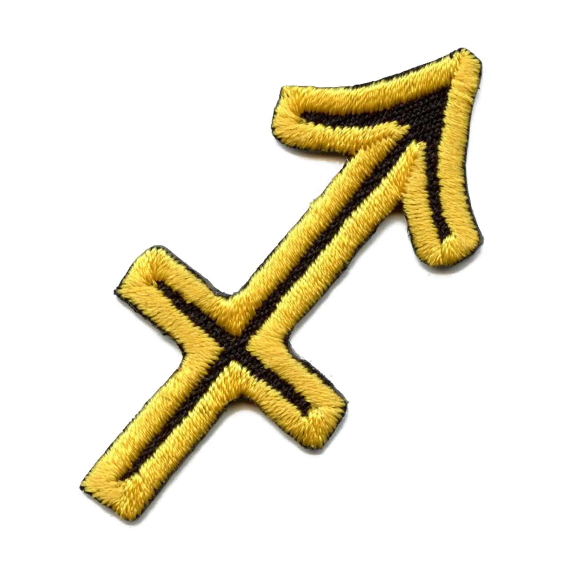 Sagittarius astrological zodiac symbol patch horoscope archer sign embroidered iron on â patch collection