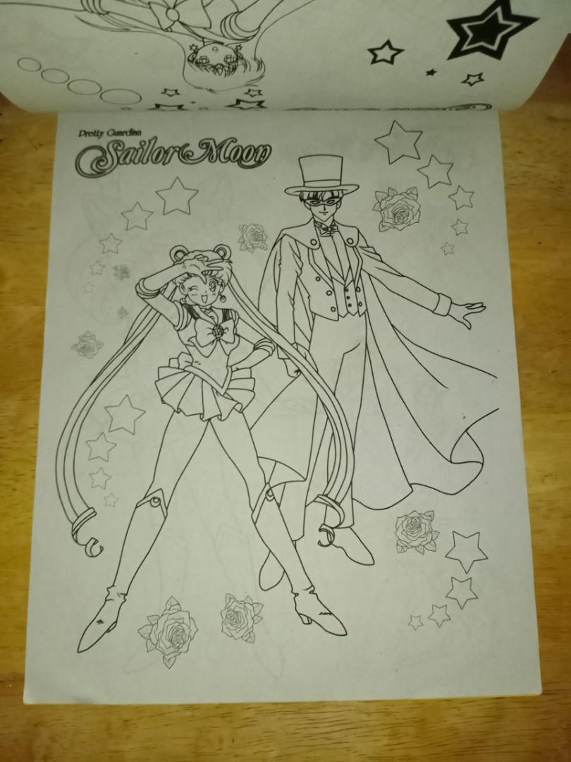 Vintage sailormoon coloring book hobbies toys memorabilia collectibles vintage collectibles on