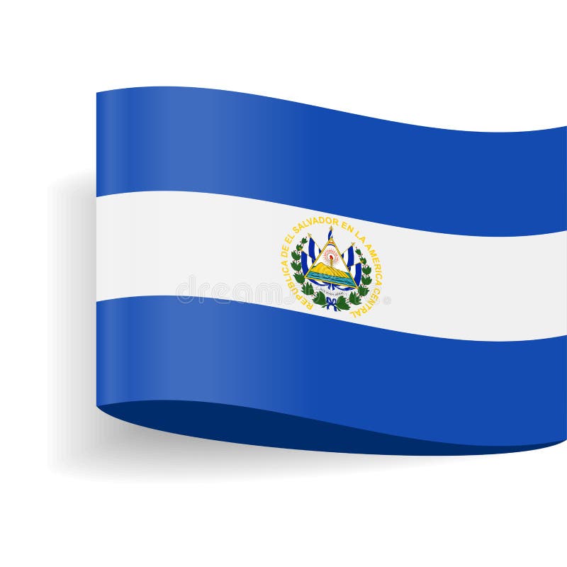 El salvador flag stock illustrations â el salvador flag stock illustrations vectors clipart
