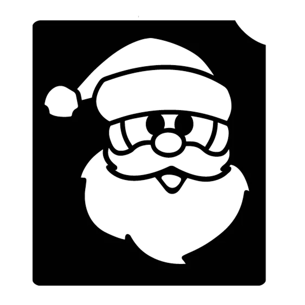 Santa claus pack layer stencil