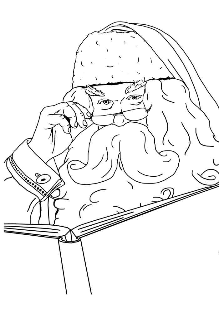 Christmas coloring printouts santas village pnp