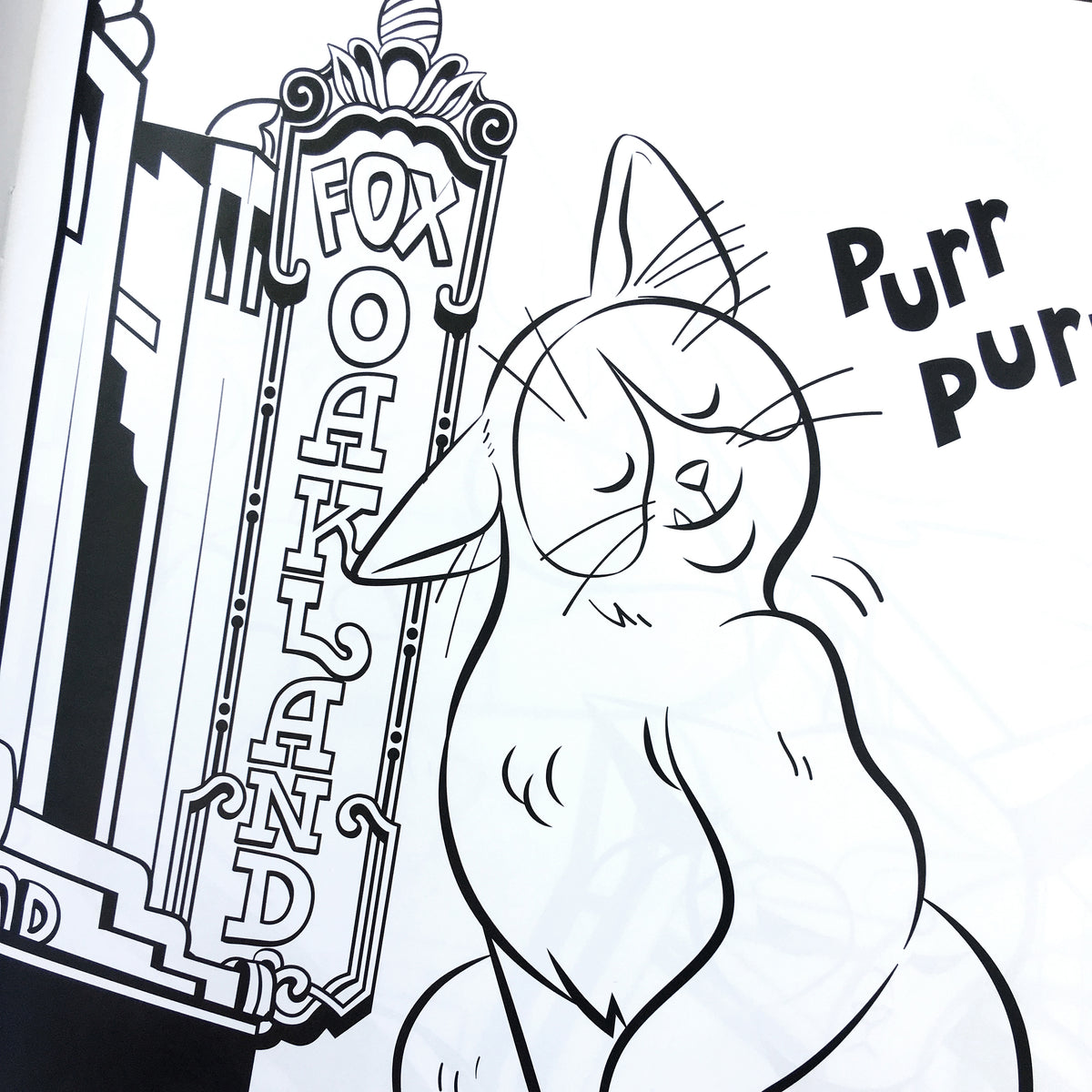 No claws for alarm coloring book by sarah sax â cat town