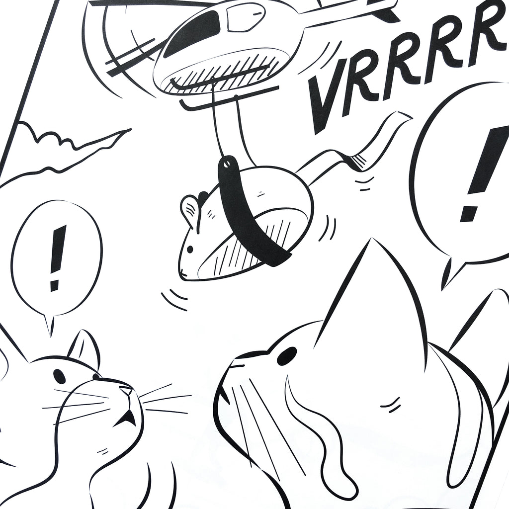 No claws for alarm coloring book by sarah sax â cat town