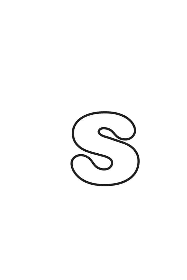 Free printable lowercase bubble letters lowercase s bubble letter bubble letters s bubble letter lowercase a