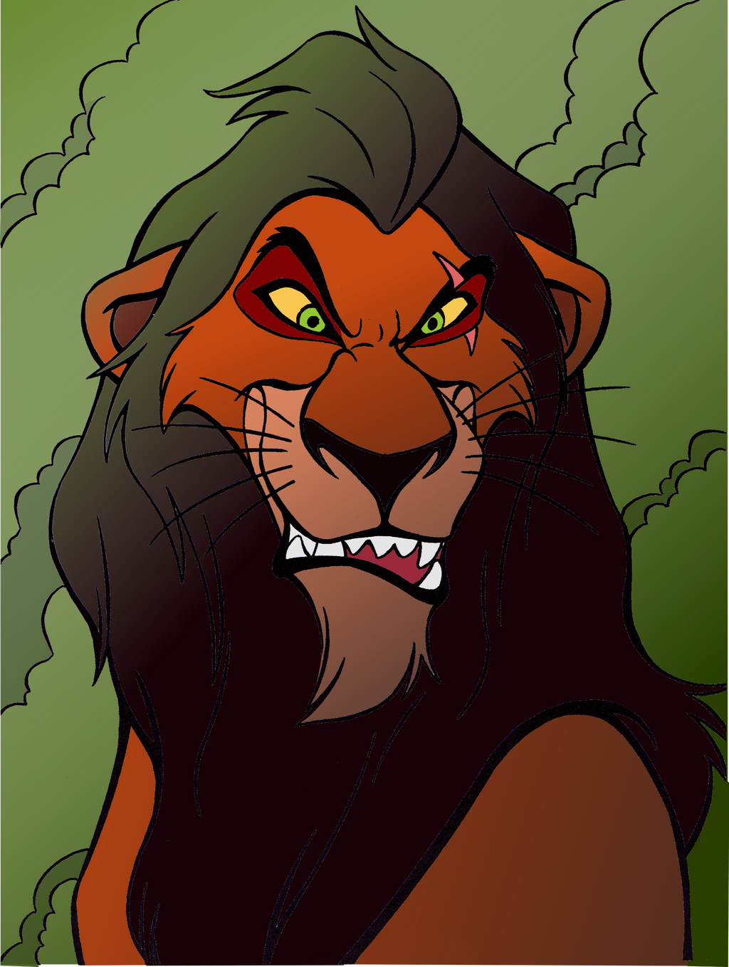 Be prepared scar for coloring book challenge by shadowpepelove on