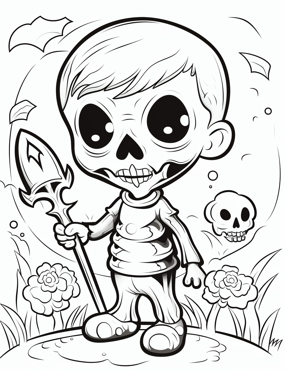 Skeleton skeleton coloring pages years old coloring pages