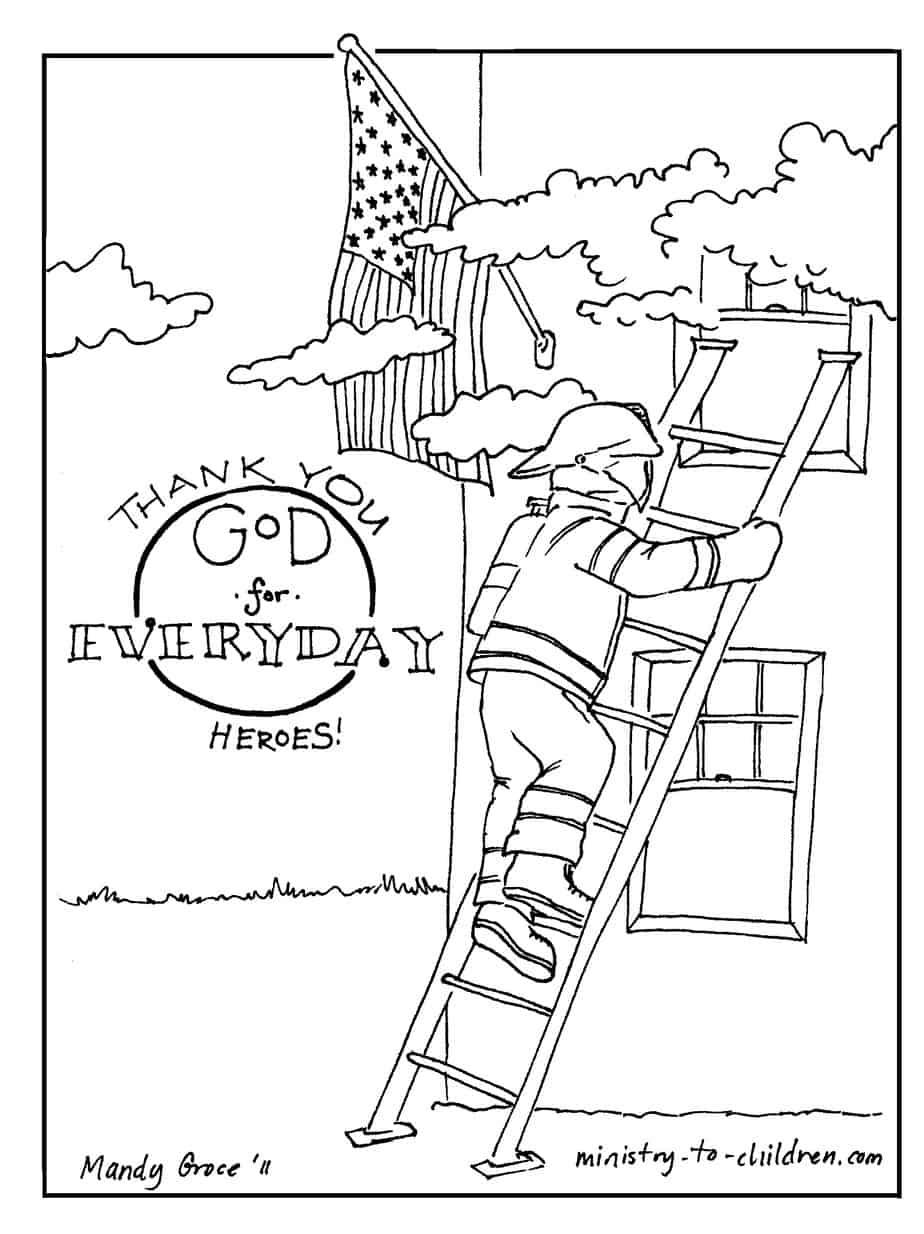 Everyday heroes coloring book free
