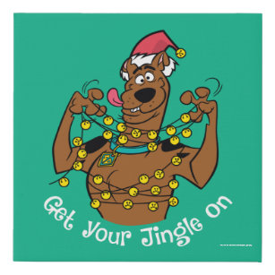 Scooby doo christmas wall art dãcor