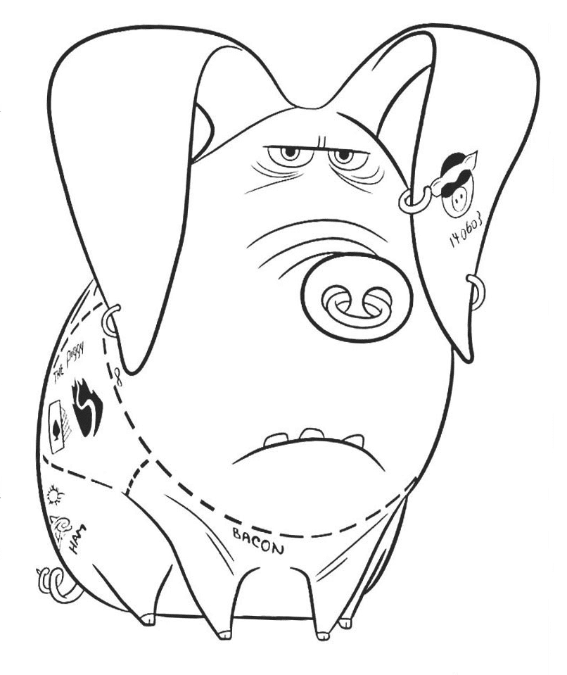 The secret life of pets coloring pages printable for free download