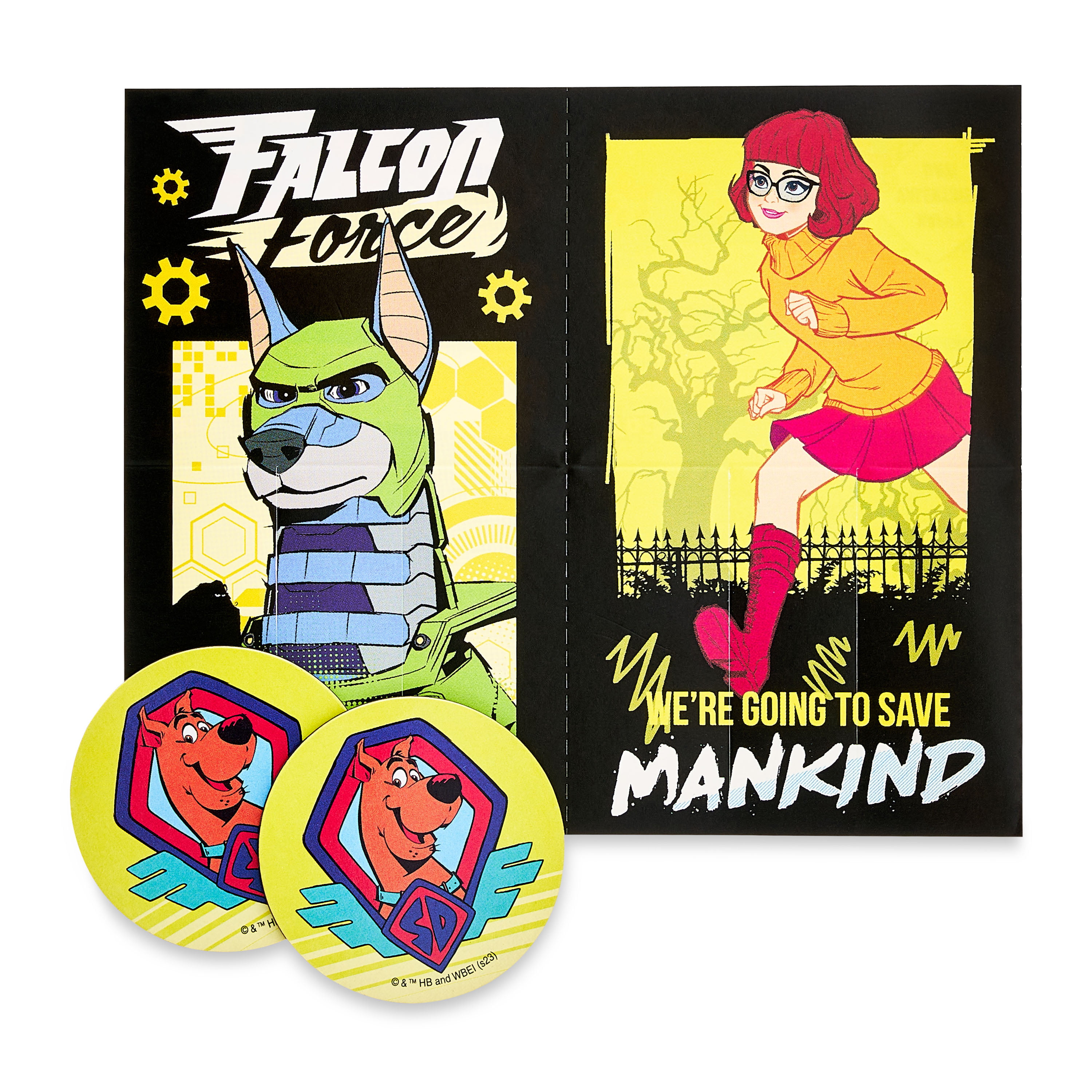 Way to celebrate scooby doo valentines day paper exchange cards kiddie cards magnet count multi