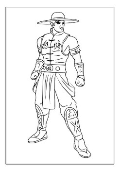 Unleash your creativity with printable mortal kombat coloring pages collection