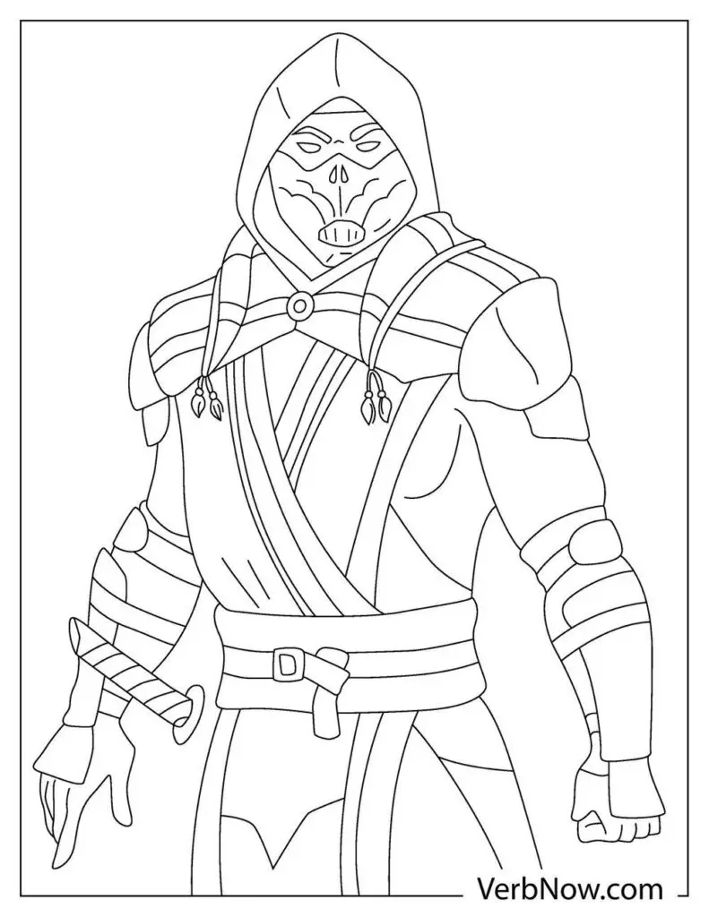 Free mortal bat coloring pages book for download printable pdf
