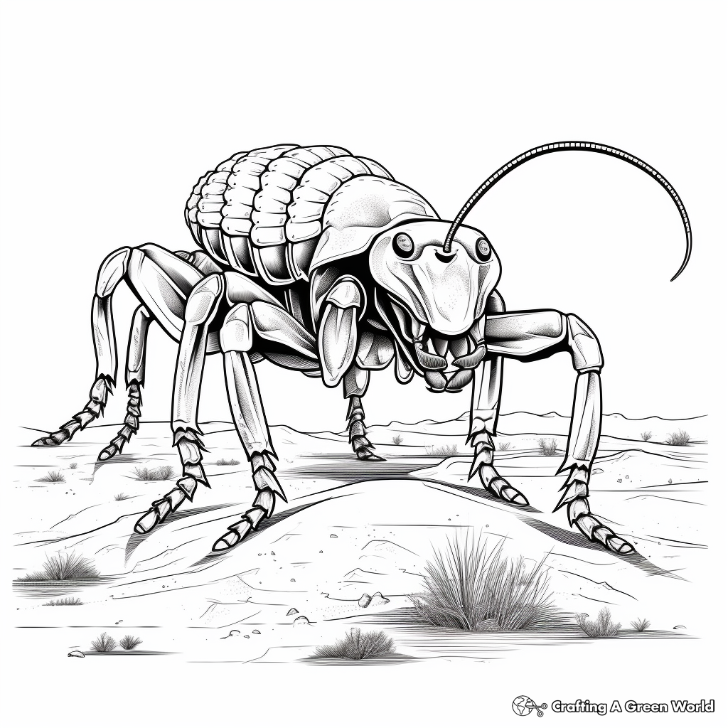 Desert animals coloring pages