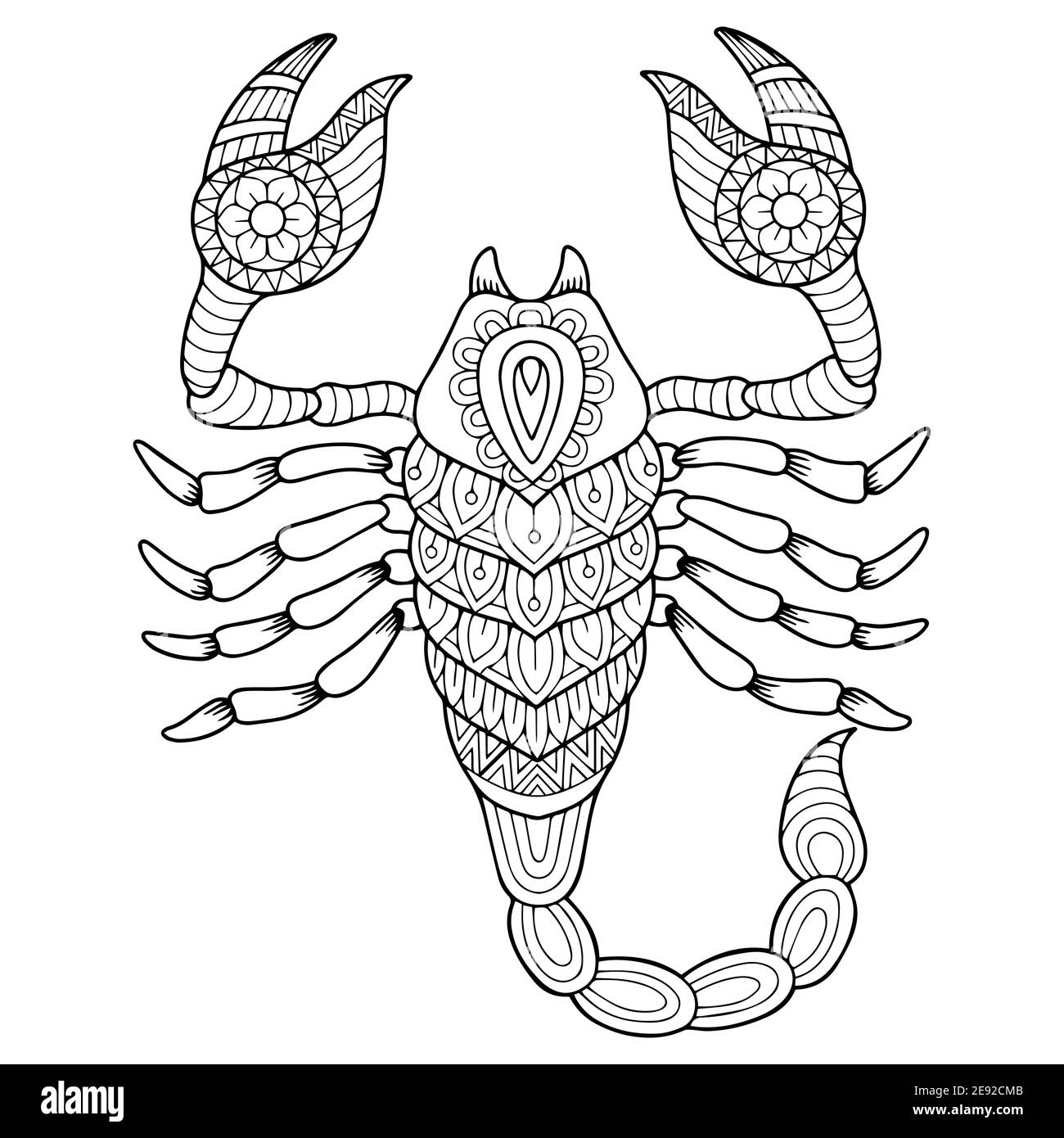 Scorpion tattoo vector vectors hi
