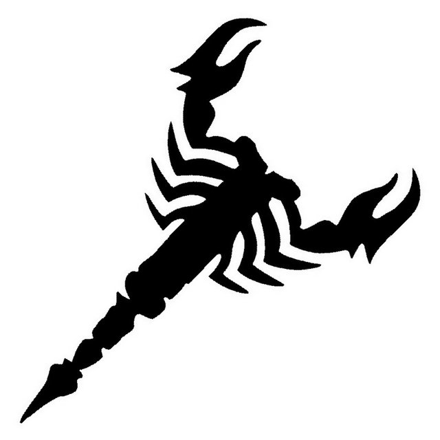 Glitter tattoo stencil
