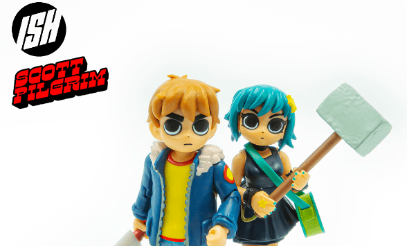 Action figure insider new scott pilgrim and ramona flowers figures on sale today