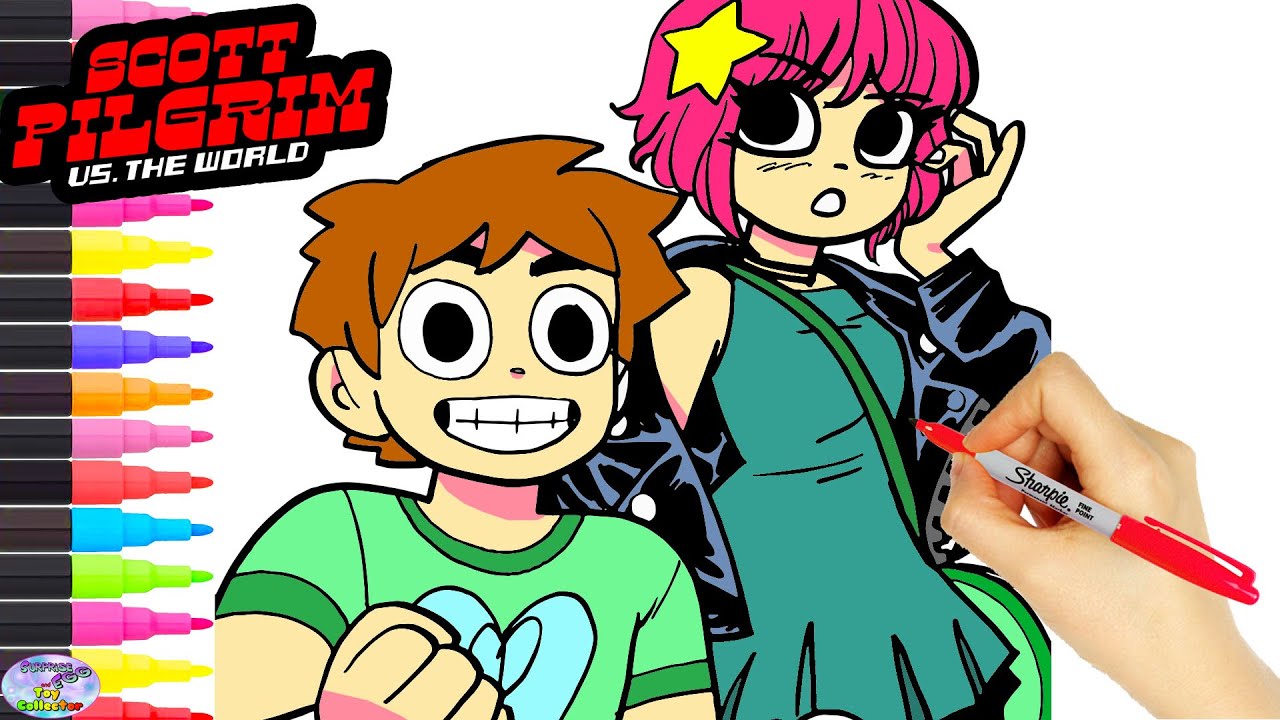 Scott pilgrim coloring book