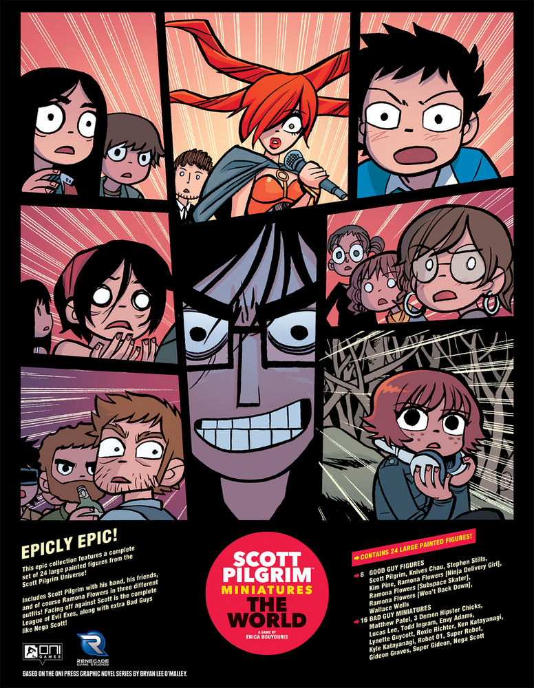 Scott pilgrim collectors edition figure set